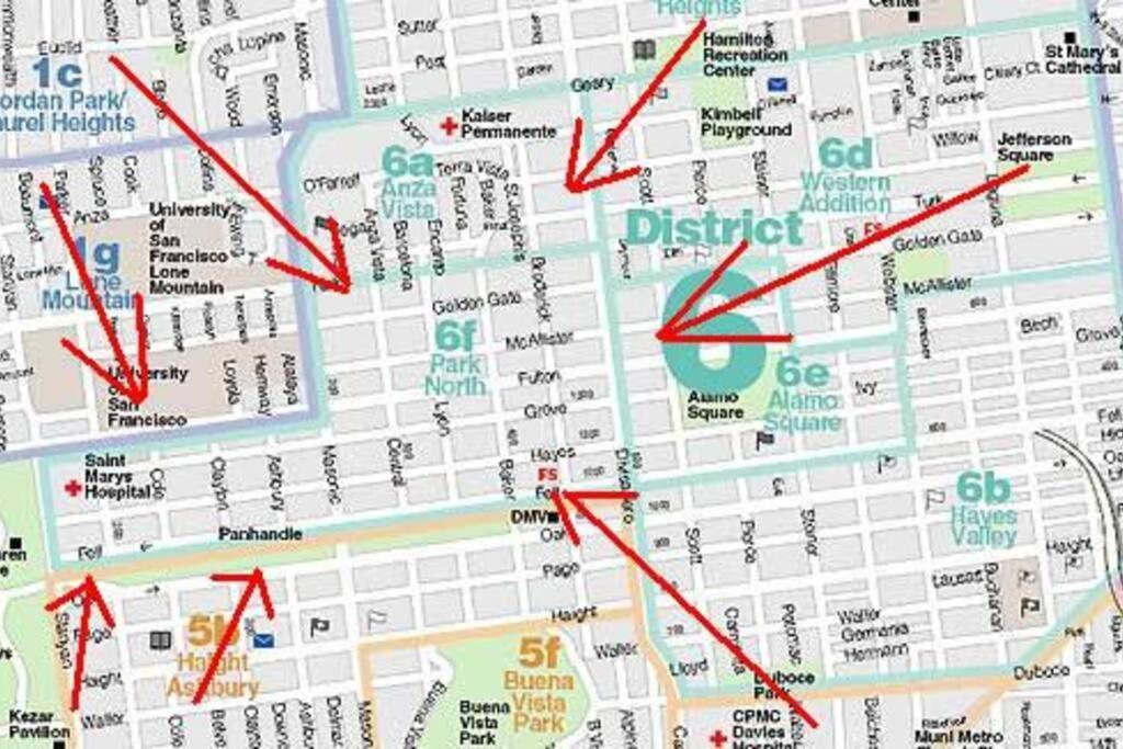 Entire 2Br, Centrally-Located, W/Parking! San Francisco Exterior foto